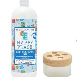 Beekman 1802 Air Freshener & Odor Eliminating Gel w/ Jar COASTAL 32 oz SEALED